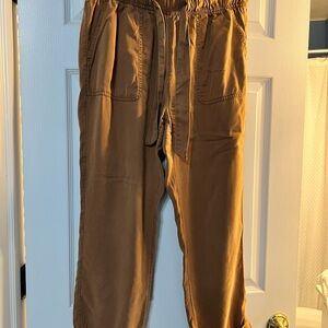 Cynthia Rowley Brown Cargo Pants Relaxed Fit